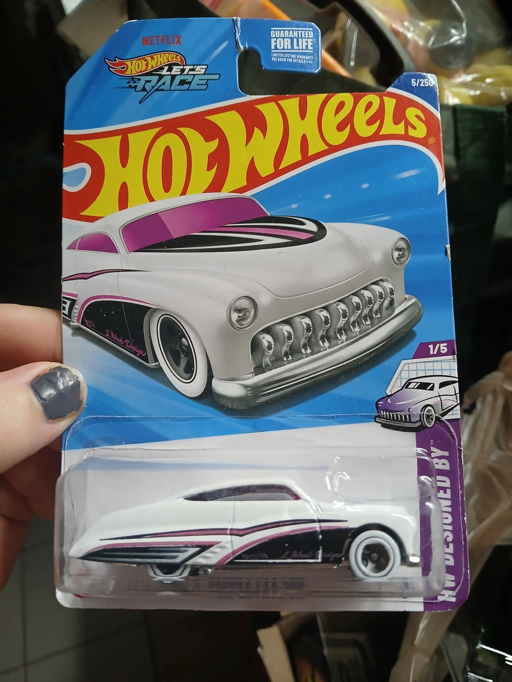 white Hot Wheels Purple Passion (ebay.com) from the 2025 